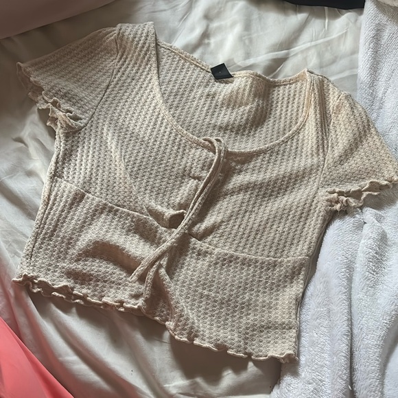 SHEIN Tops - Beige Crop top